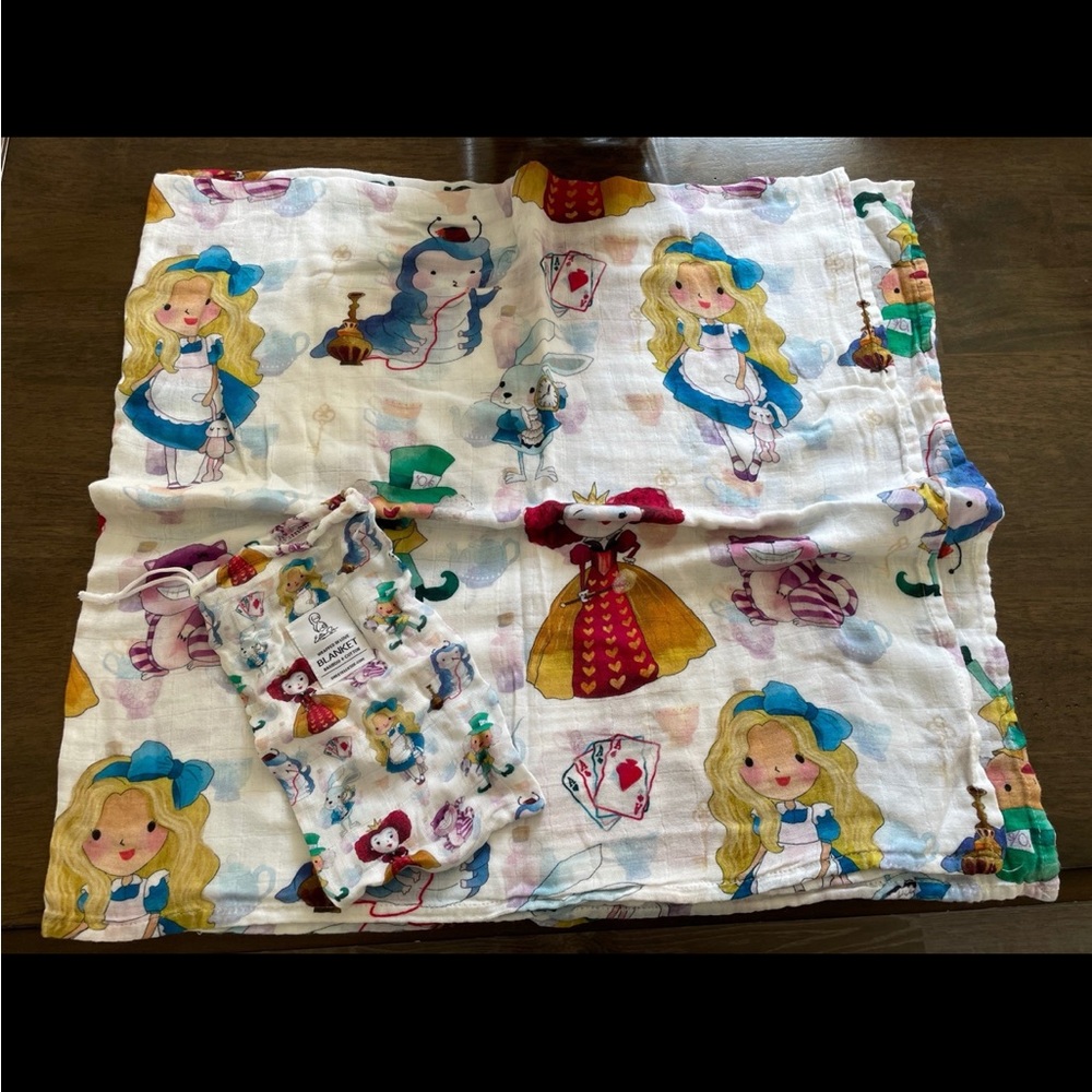 Alice in wonderland blanket